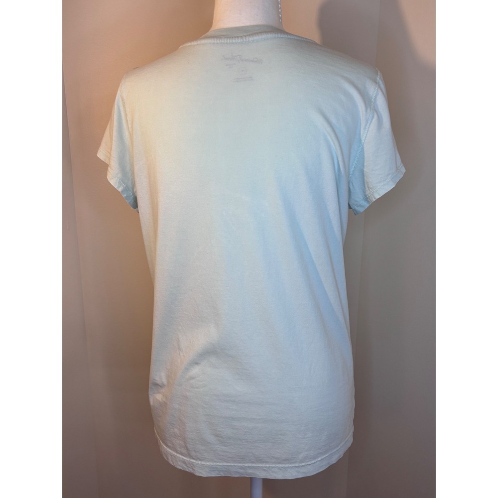Universal Thread Womens Medium Light Sage Green 100% Cotton Crew Neck T-Shirt - Picture 2 of 5